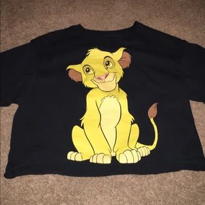 SOLD lion king crop top